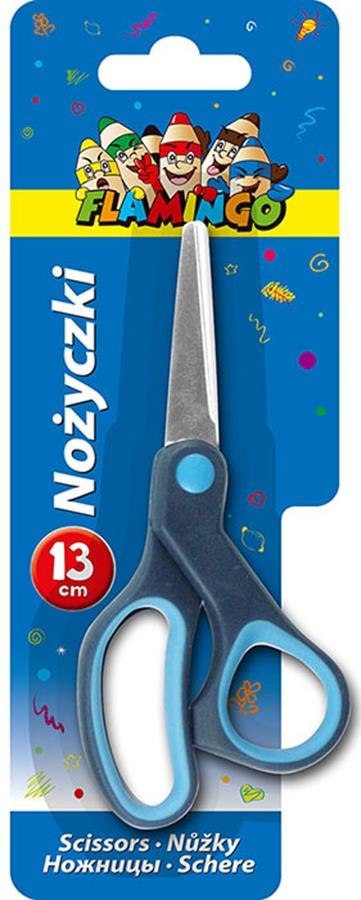 Nożyczki metalowe 13 cm - Flamingo